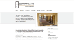 Desktop Screenshot of doorcontrolsinc.com