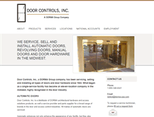 Tablet Screenshot of doorcontrolsinc.com